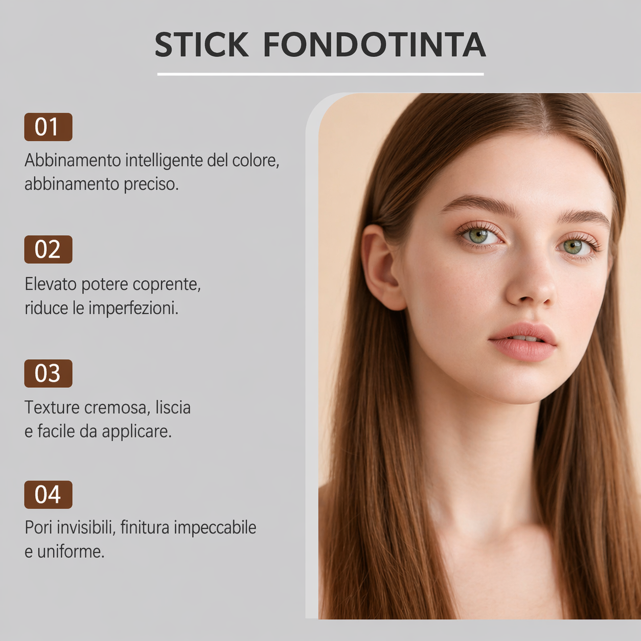 Fondotinta Stick Base Adattivo Colore Pelle Perfetto